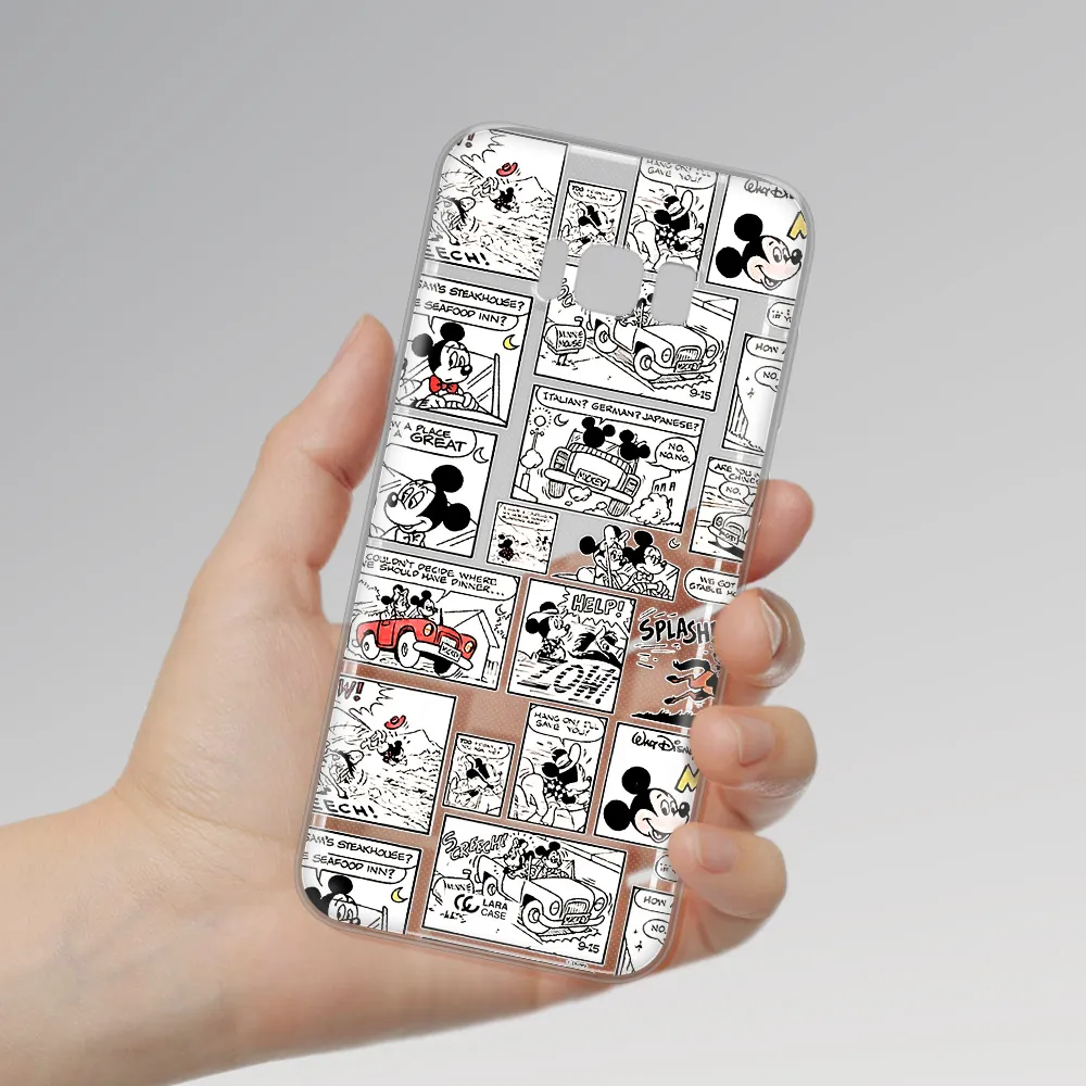 Mickey Mouse Comic Strip Samsung S8 Plus Clear Tpu Case