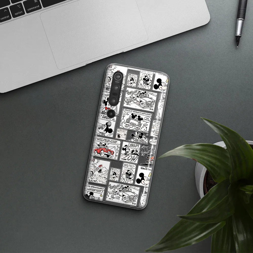 Mickey Mouse Comic Strip Xiaomi Mi 10 Pro Clear Tpu Case