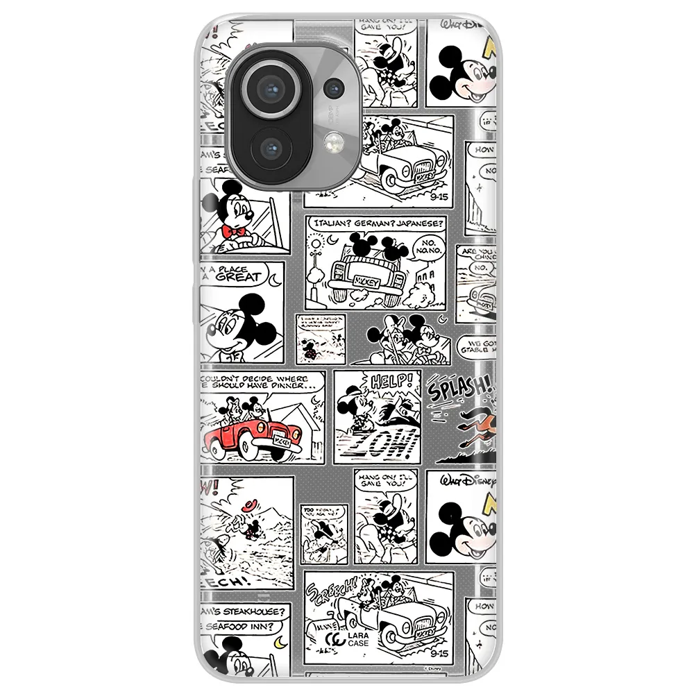 Mickey Mouse Comic Strip Xiaomi Mi 11 Clear Tpu Case