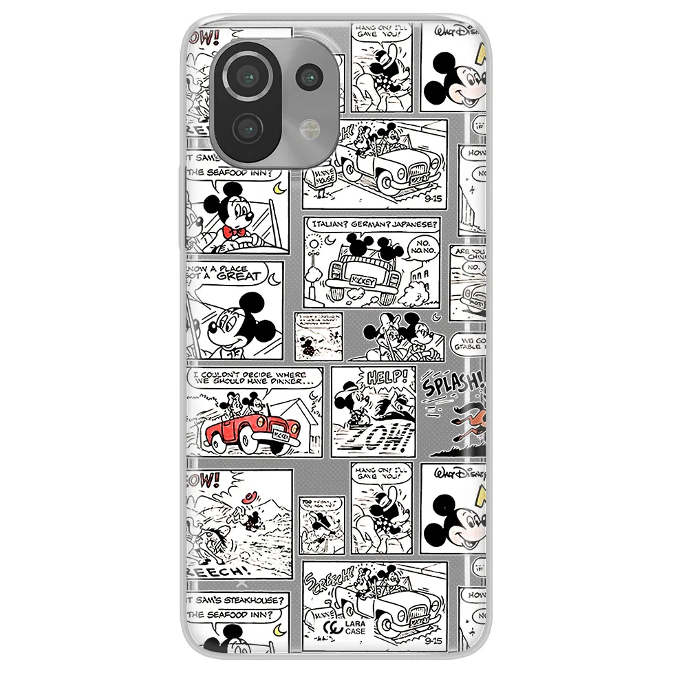 Mickey Mouse Comic Strip Xiaomi Mi 11 Lite Clear Tpu Case