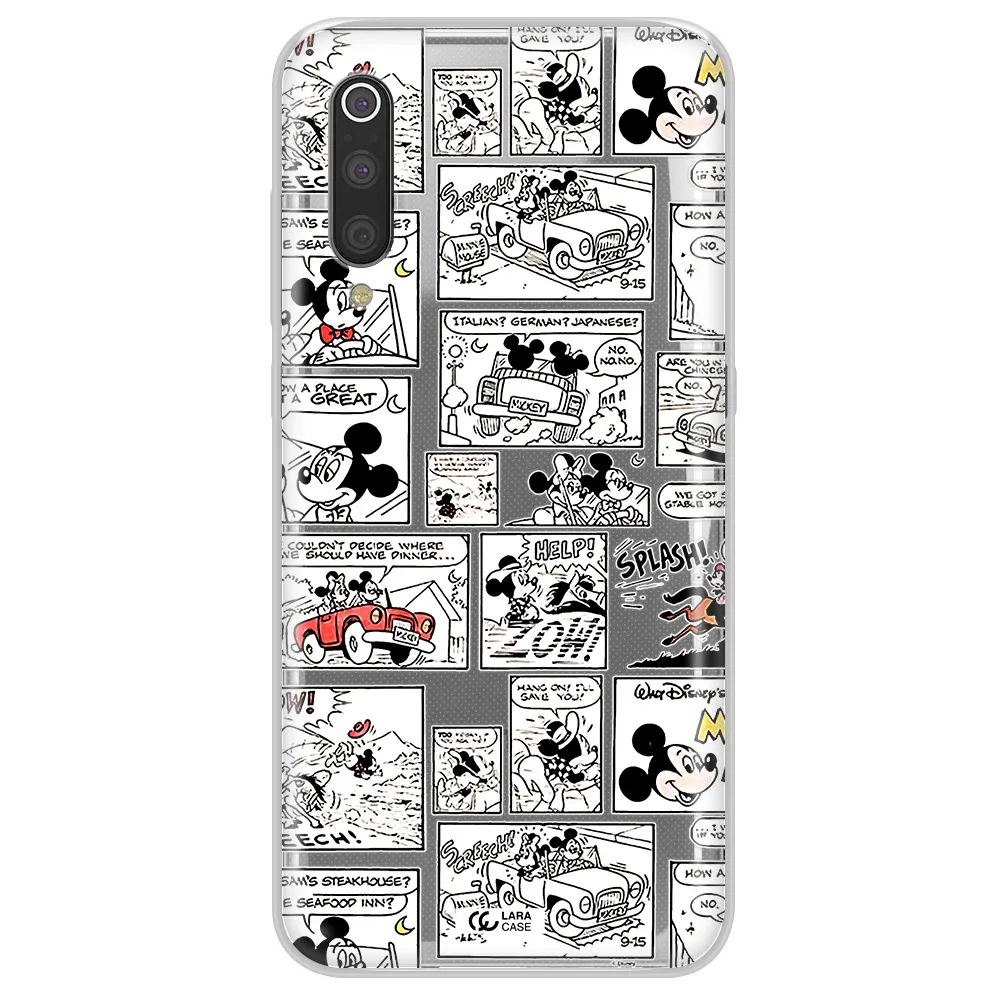 Mickey Mouse Comic Strip Xiaomi Mi 9 Clear Tpu Case