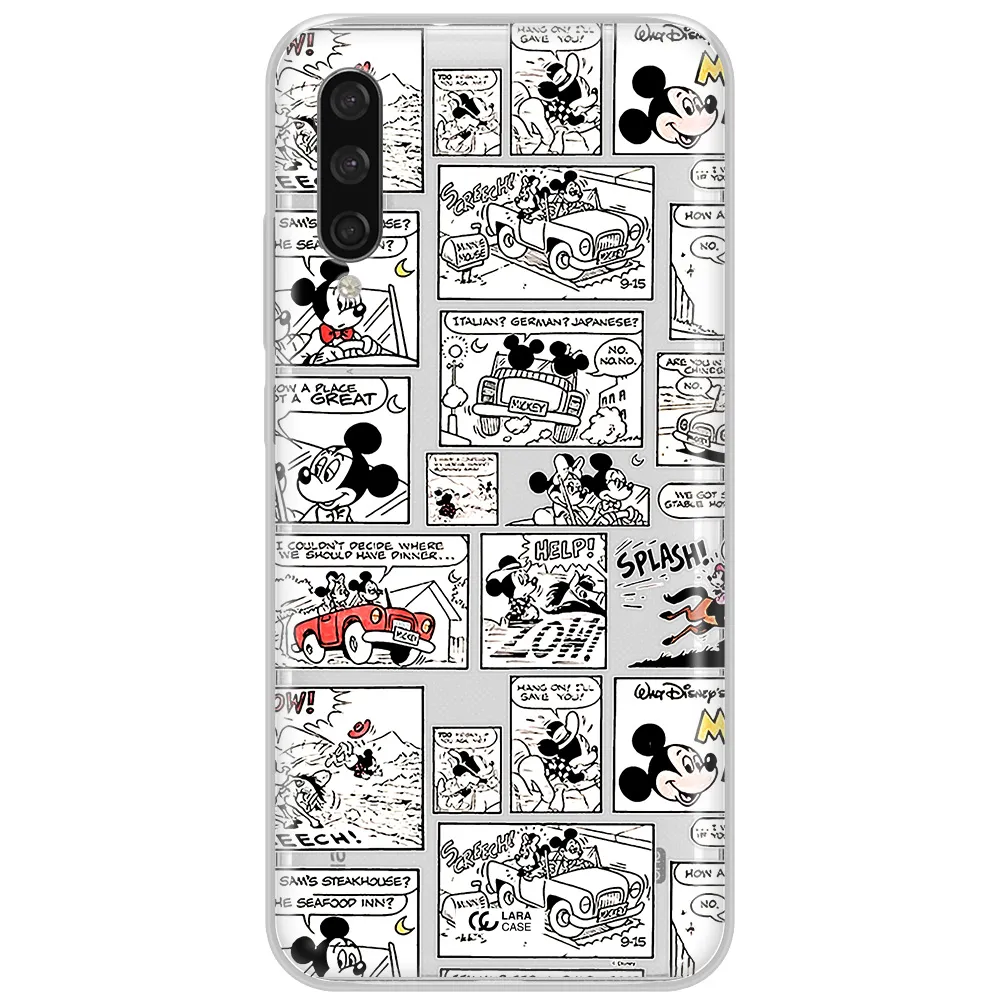 Mickey Mouse Comic Strip Xiaomi Mi A3 Clear Tpu Case