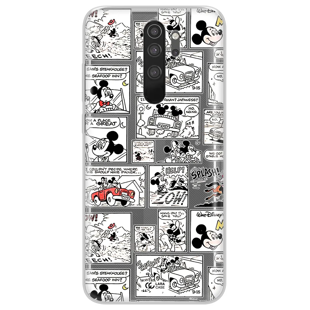 Mickey Mouse Comic Strip Xiaomi Note 8 Pro Clear Tpu Case