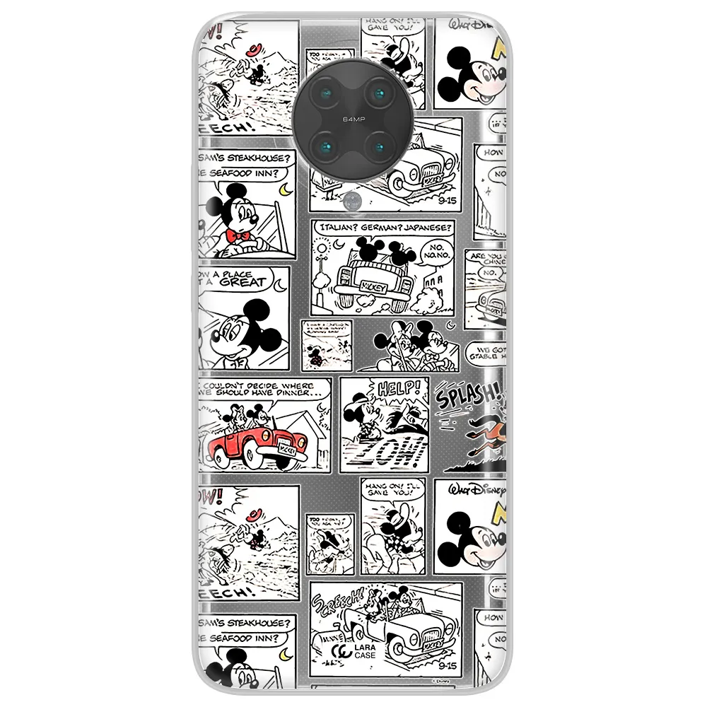 Mickey Mouse Comic Strip Xiaomi Poco F2 Pro Clear Tpu Case