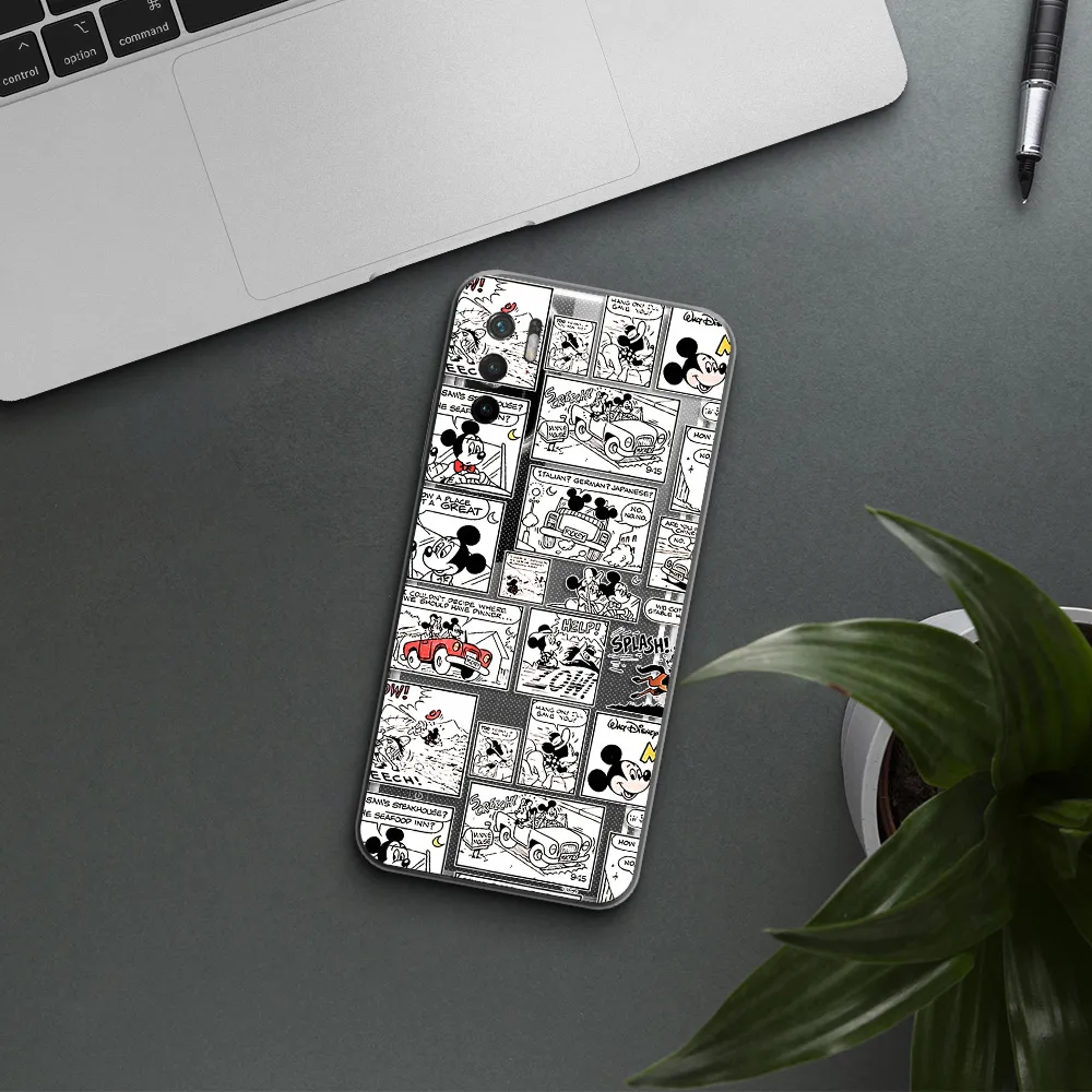 Mickey Mouse Comic Strip Xiaomi Poco M3 Pro Clear Tpu Case
