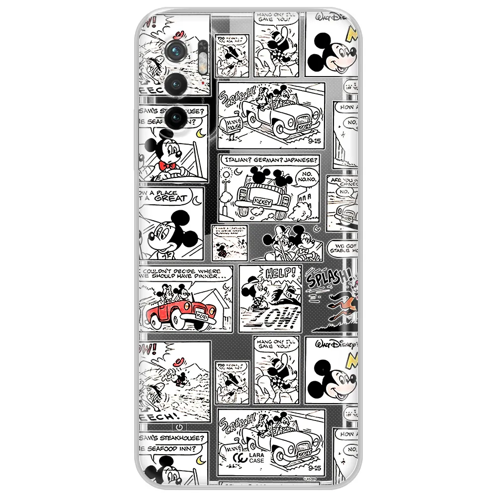 Mickey Mouse Comic Strip Xiaomi Poco M4 Pro 5G Clear Tpu Case