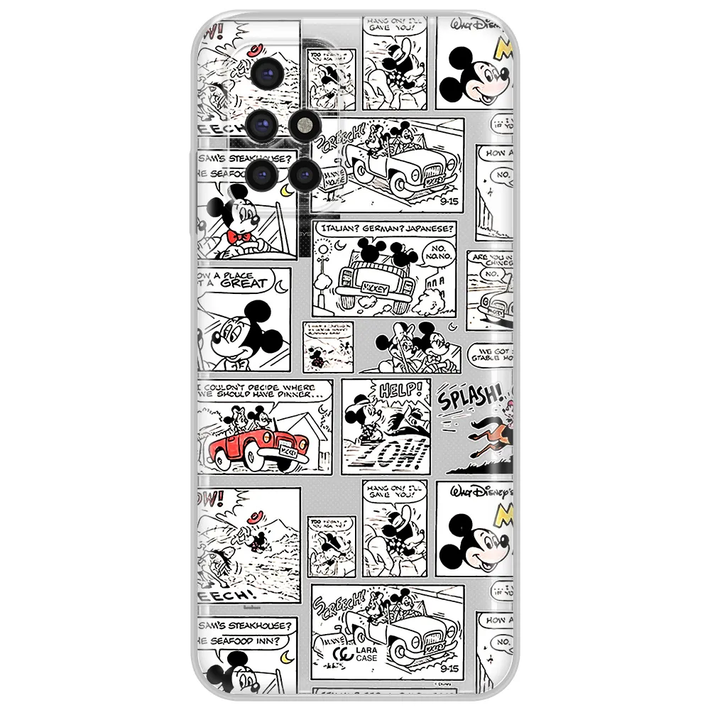 Mickey Mouse Comic Strip Xiaomi Redmi 10 Clear Tpu Case