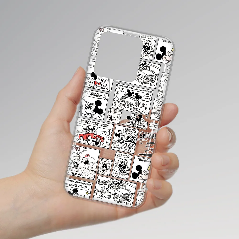 Mickey Mouse Comic Strip Xiaomi Redmi 10A Clear Tpu Case