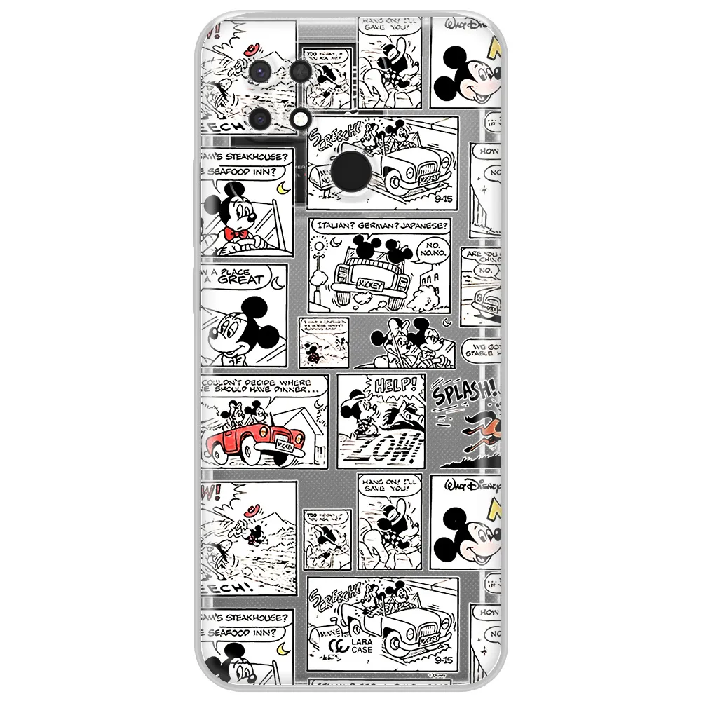 Mickey Mouse Comic Strip Xiaomi Redmi 10C Clear Tpu Case