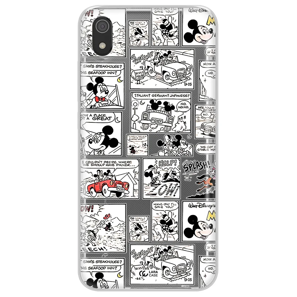 Mickey Mouse Comic Strip Xiaomi Redmi 7A Clear Tpu Case