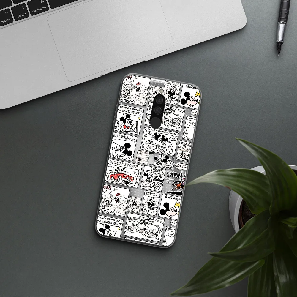 Mickey Mouse Comic Strip Xiaomi Redmi 8 Clear Tpu Case