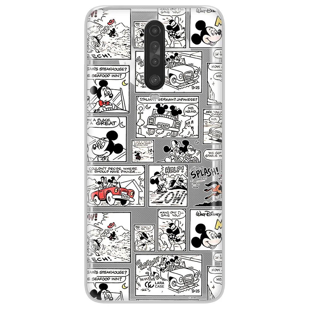 Mickey Mouse Comic Strip Xiaomi Redmi K30 Clear Tpu Case