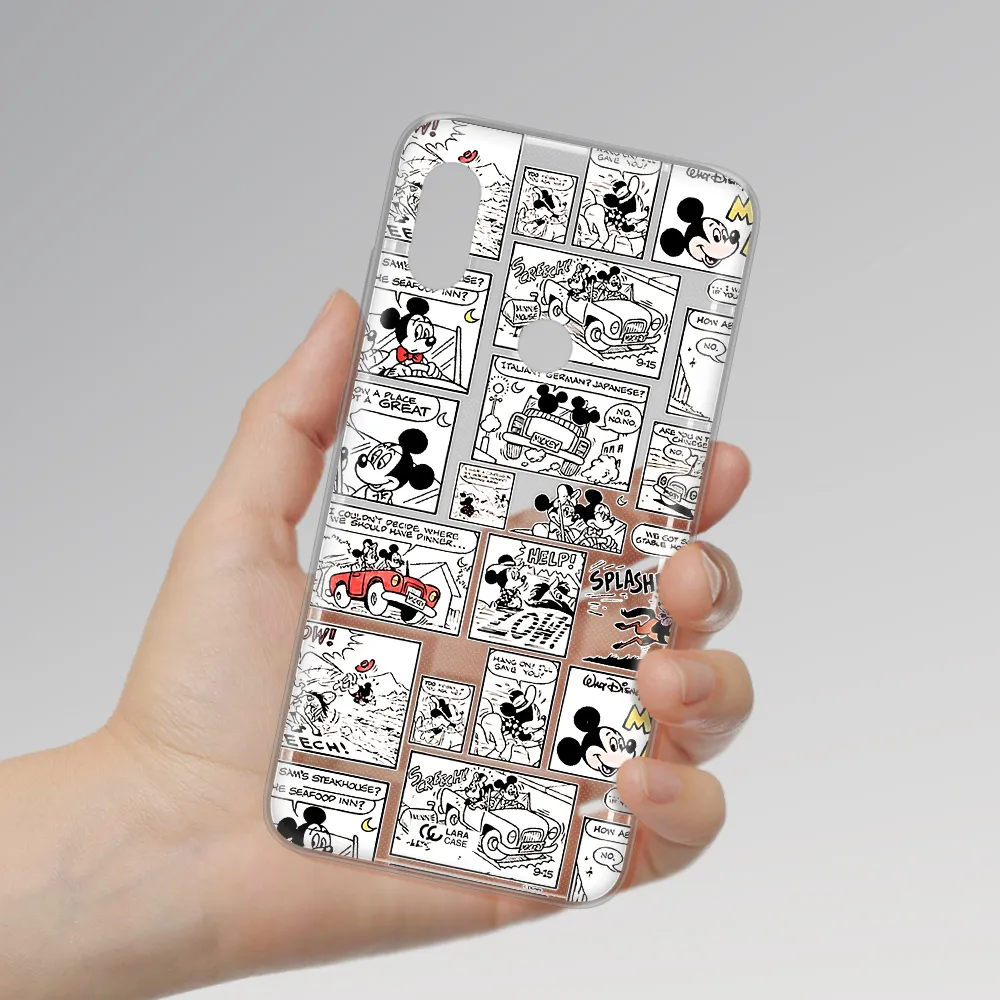 Mickey Mouse Comic Strip Xiaomi Redmi Note 6 Pro Clear Tpu Case
