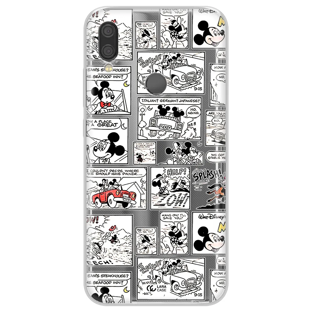 Mickey Mouse Comic Strip Xiaomi Redmi Note 7 Clear Tpu Case