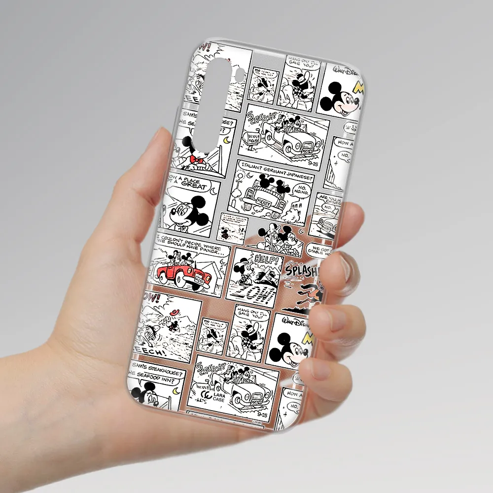 Mickey Mouse Comic Strip Xiaomi Redmi Note 8T Clear Tpu Case