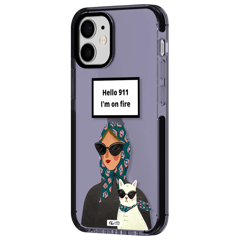 911 Apple iPhone 12 mini impact Lilac Case