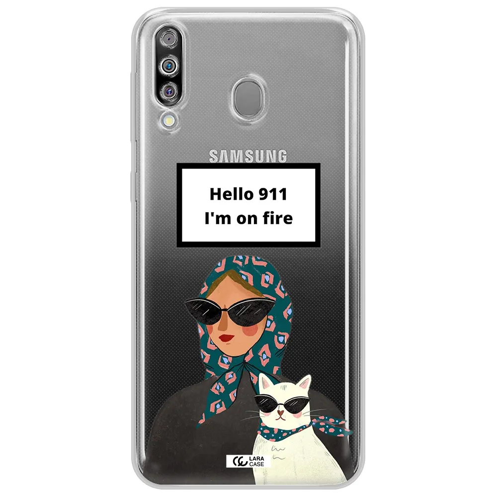 911 Samsung M30 Clear Tpu Case