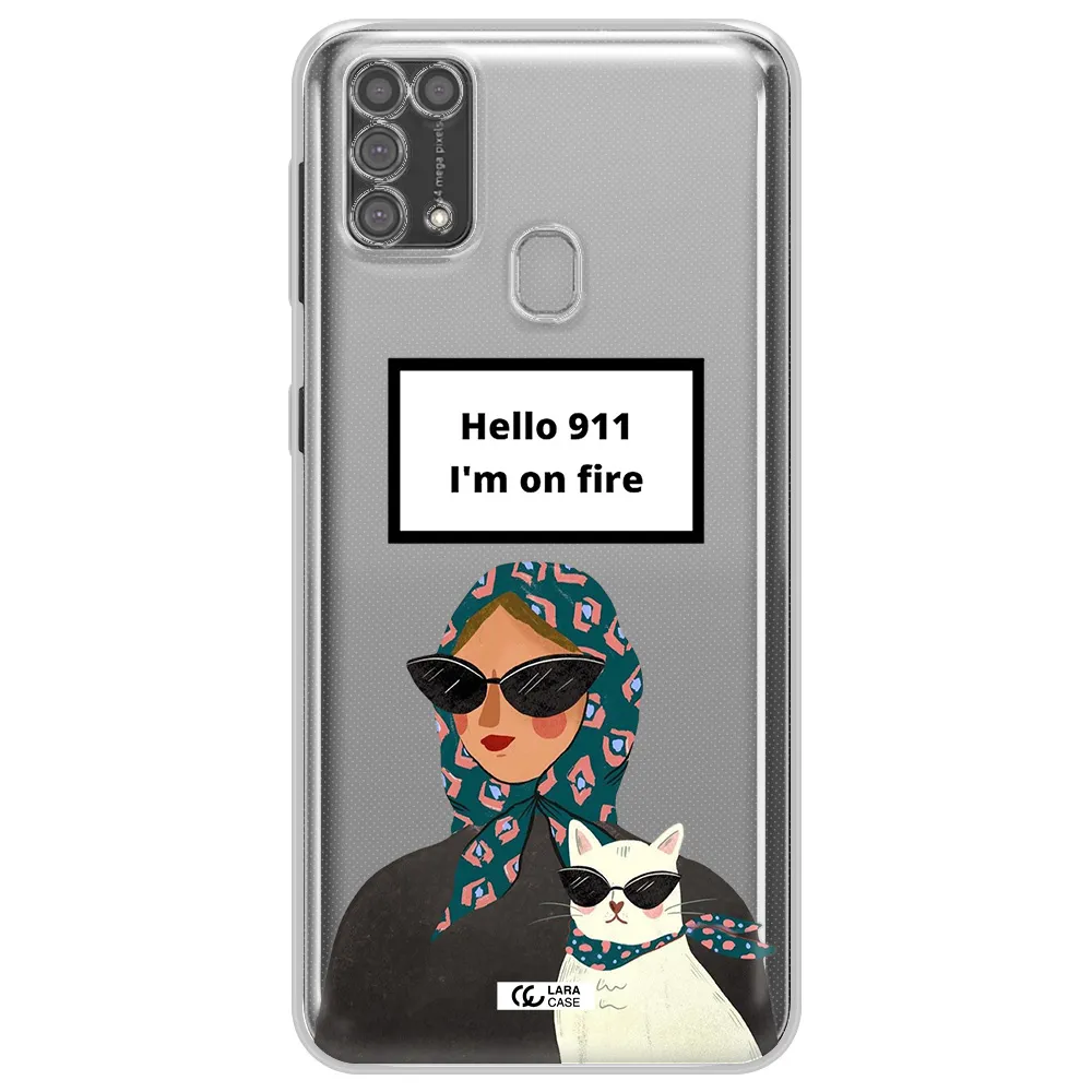 911 Samsung M31 Clear Tpu Case