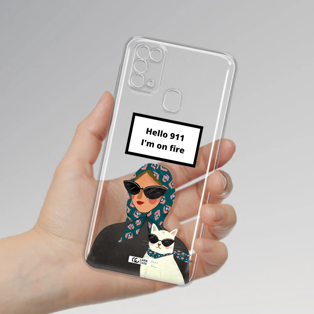 911 Samsung M31 Clear Tpu Case