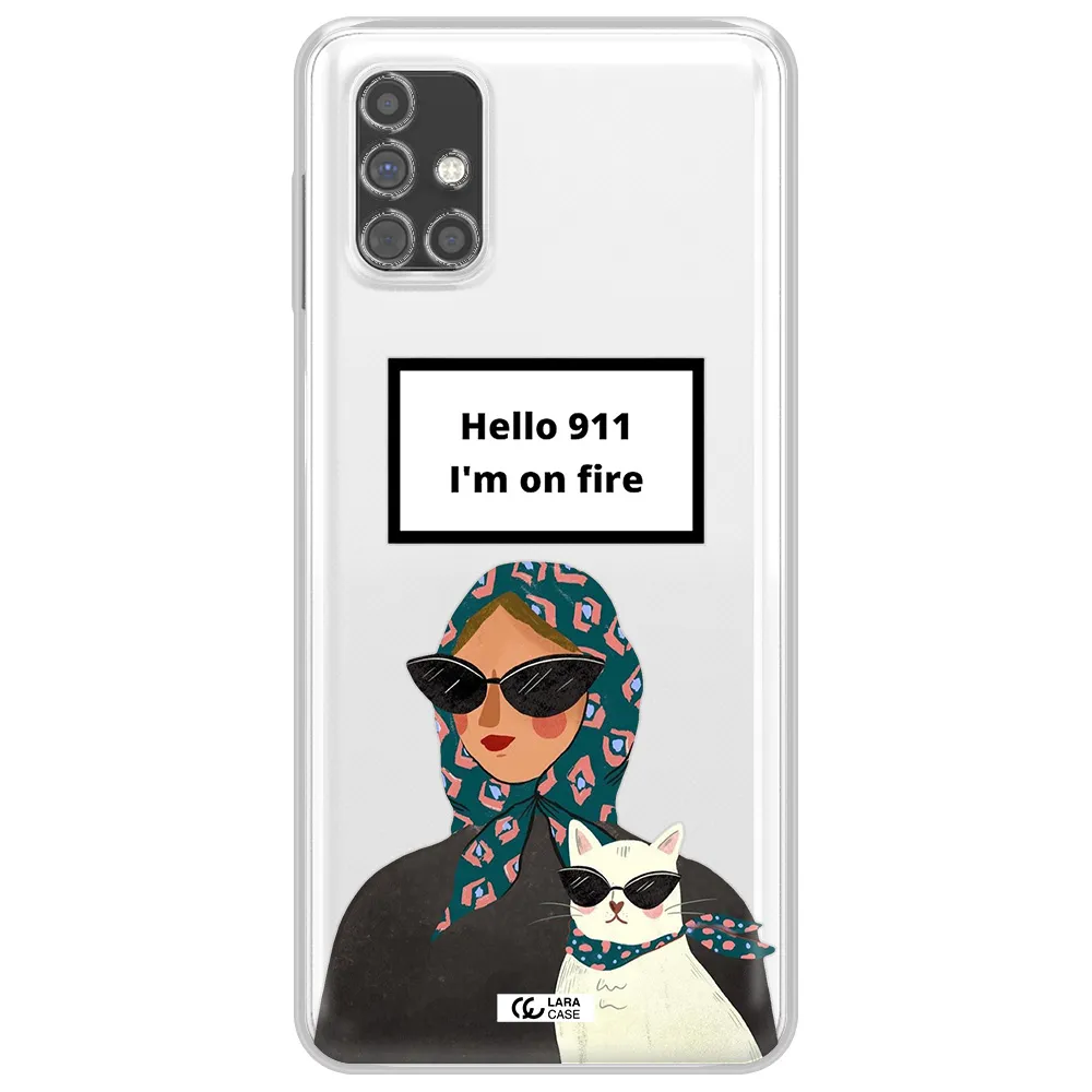 911 Samsung M31S Clear Tpu Case