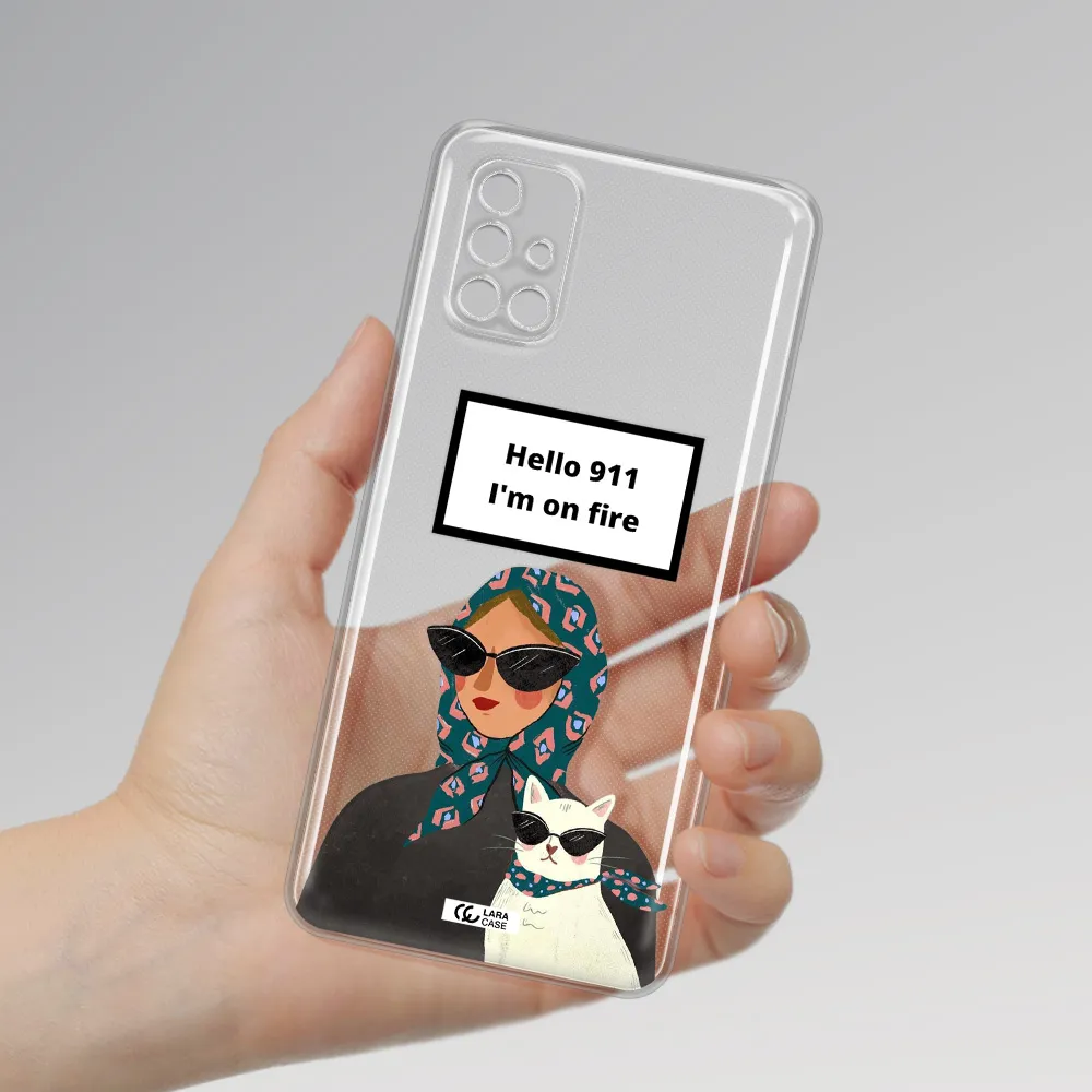 911 Samsung M31S Clear Tpu Case