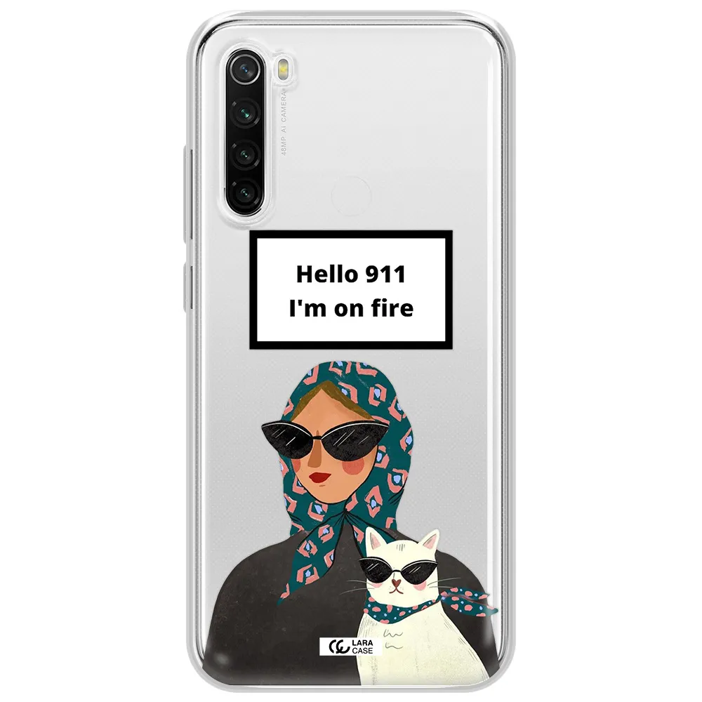911 Xiaomi Redmi Note 8T Clear Tpu Case