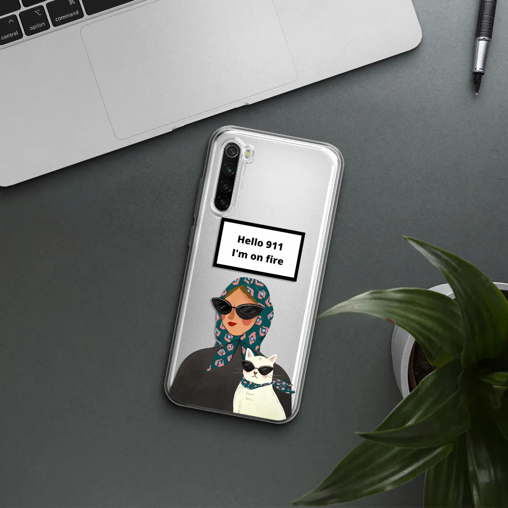 911 Xiaomi Redmi Note 8T Clear Tpu Case