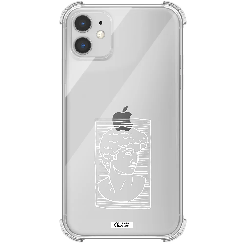 David Apple iPhone 11 Clear PC Case