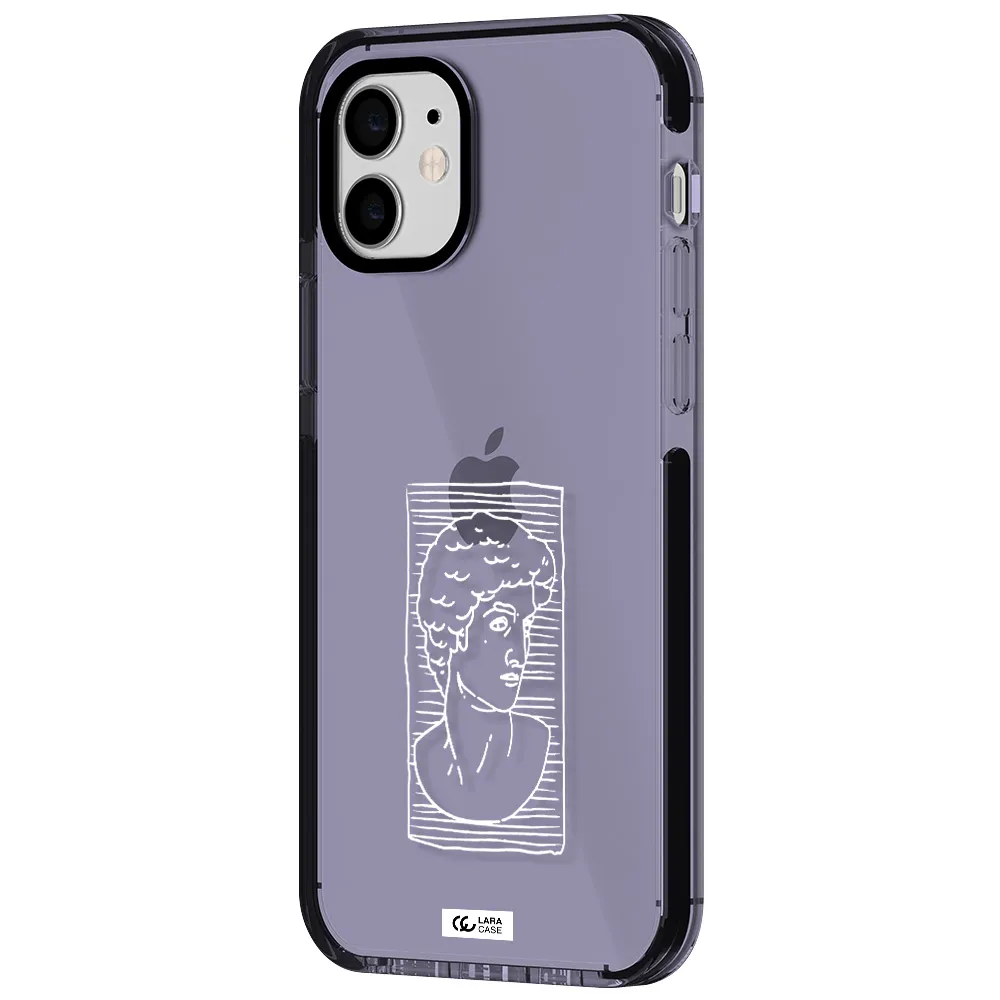David Apple iPhone 11 impact Lilac Case