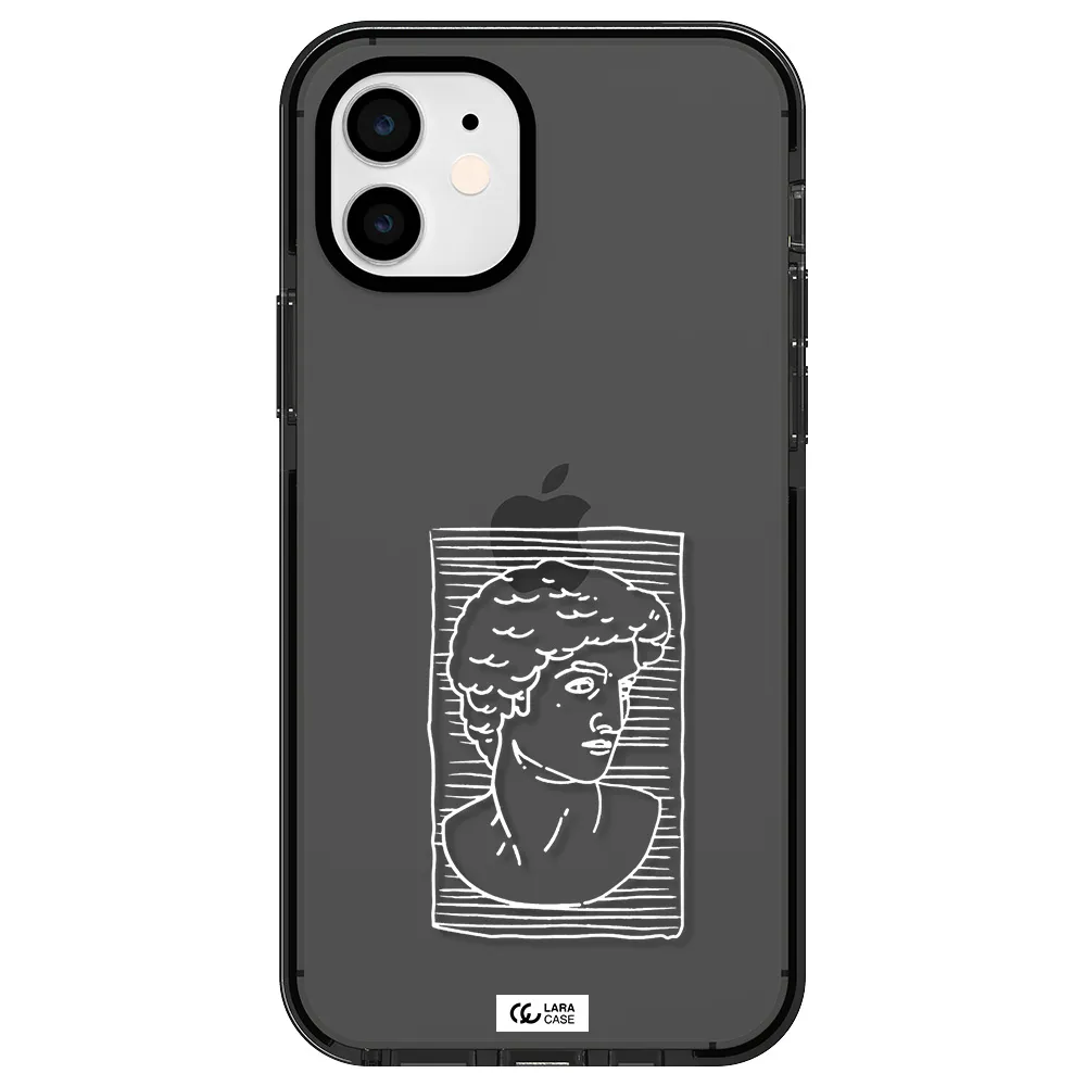 David Apple iPhone 11 impact Smoke Black Case