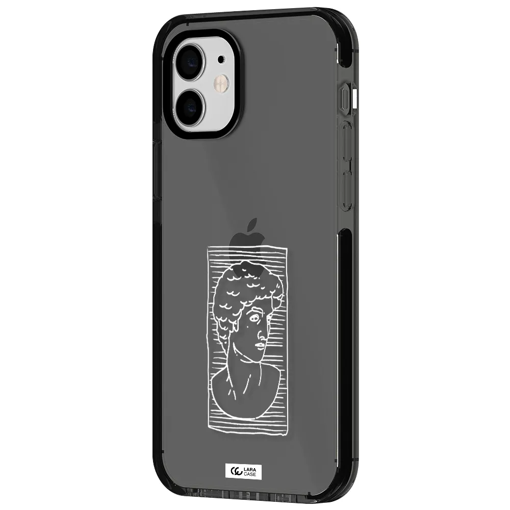 David Apple iPhone 11 impact Smoke Black Case