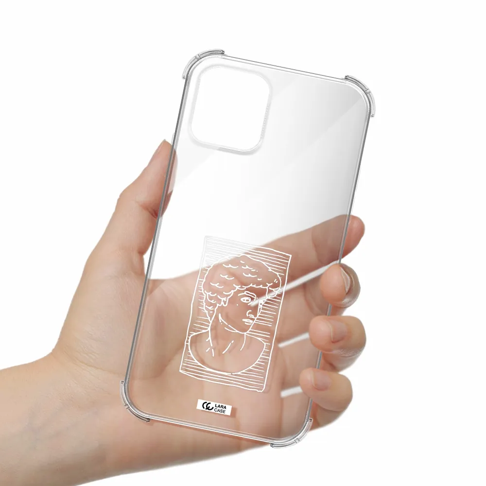 David Apple iPhone 11 pro Clear PC Case