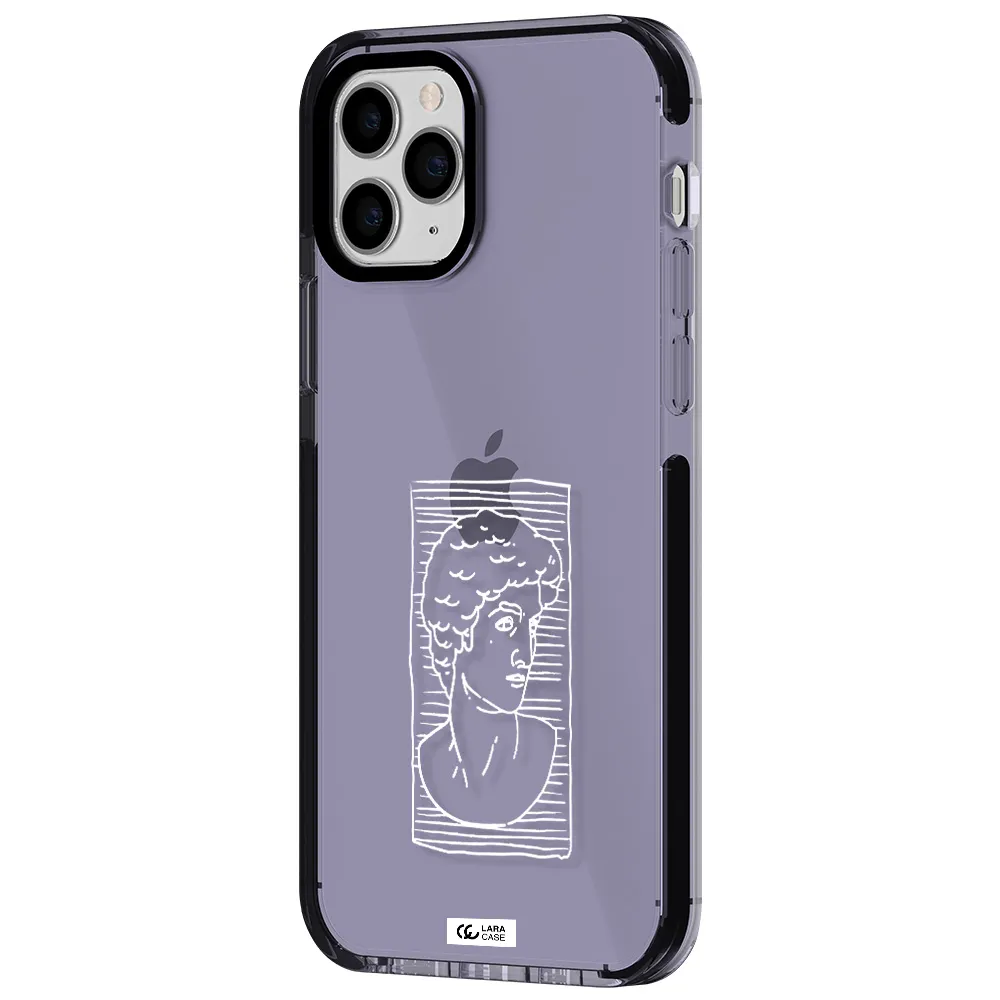 David Apple iPhone 11 pro impact Lilac Case