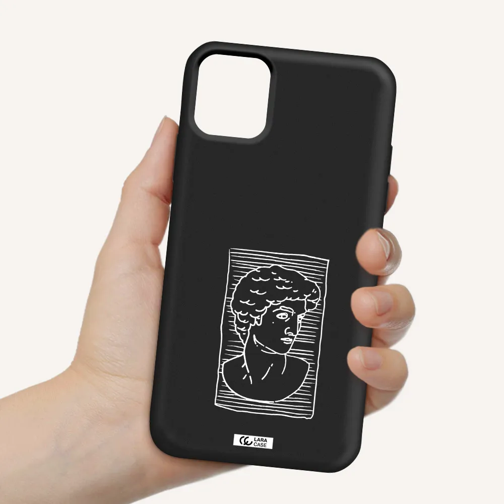 David Apple iPhone 11 Silicone black Case