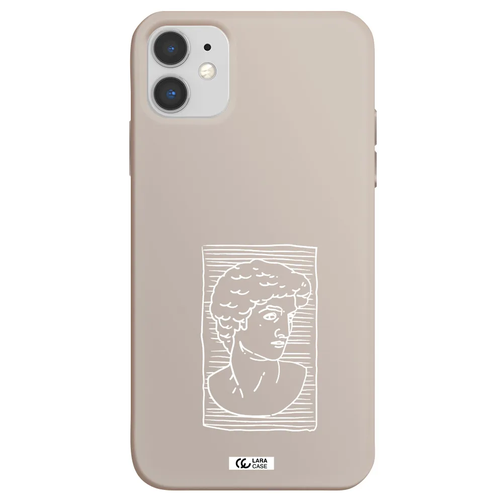 David Apple iPhone 11 Silicone Stone Case