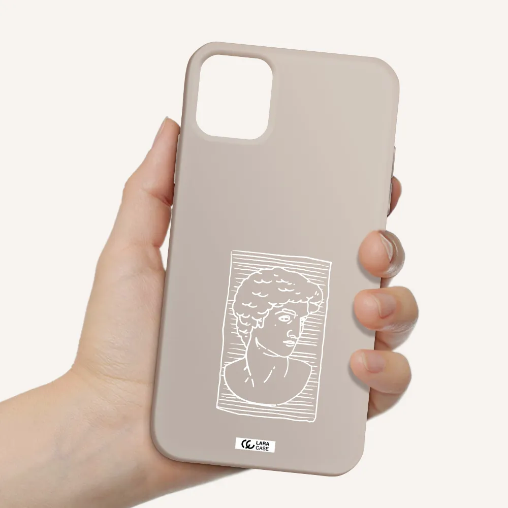 David Apple iPhone 11 Silicone Stone Case