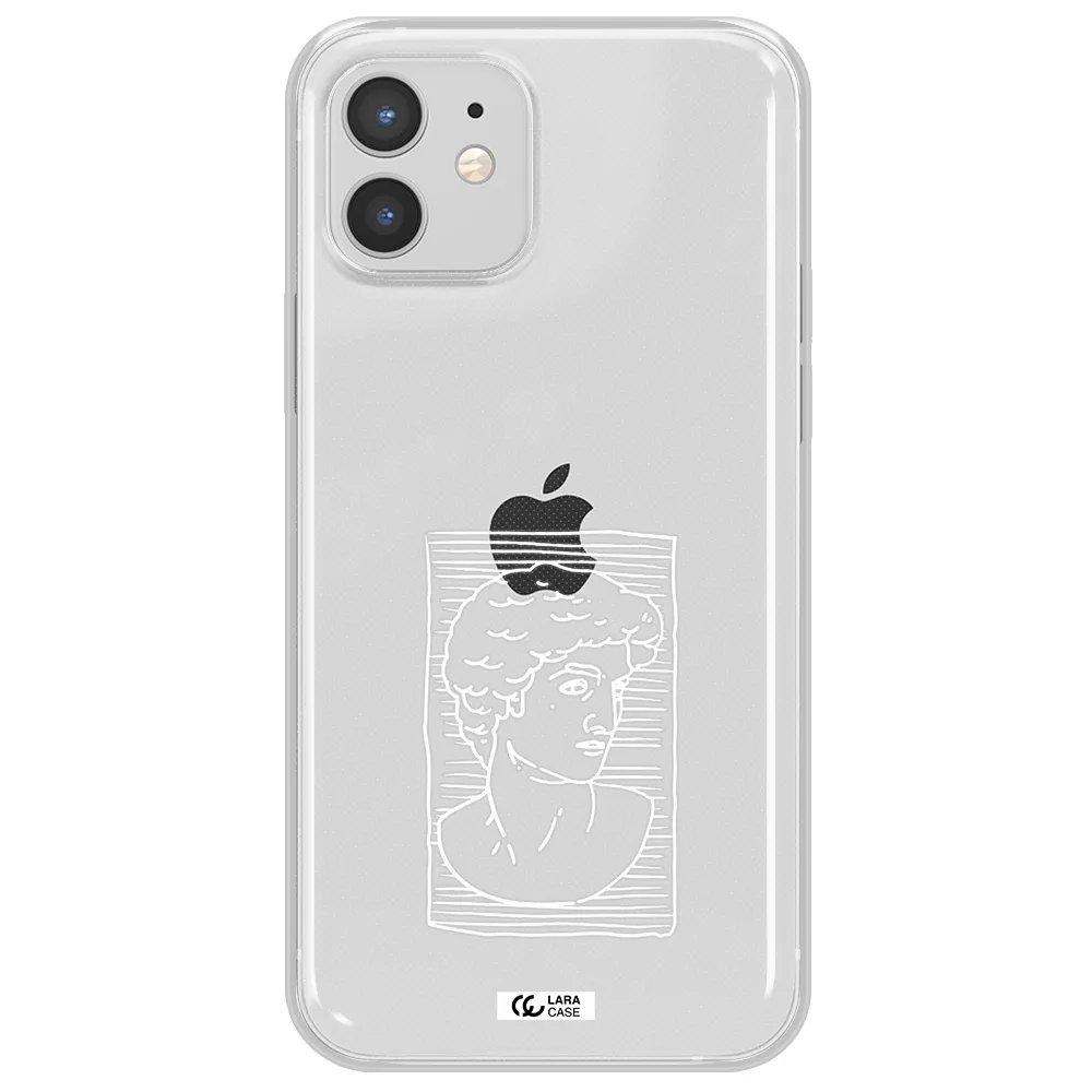 David Apple iPhone 12 Clear TPU Case