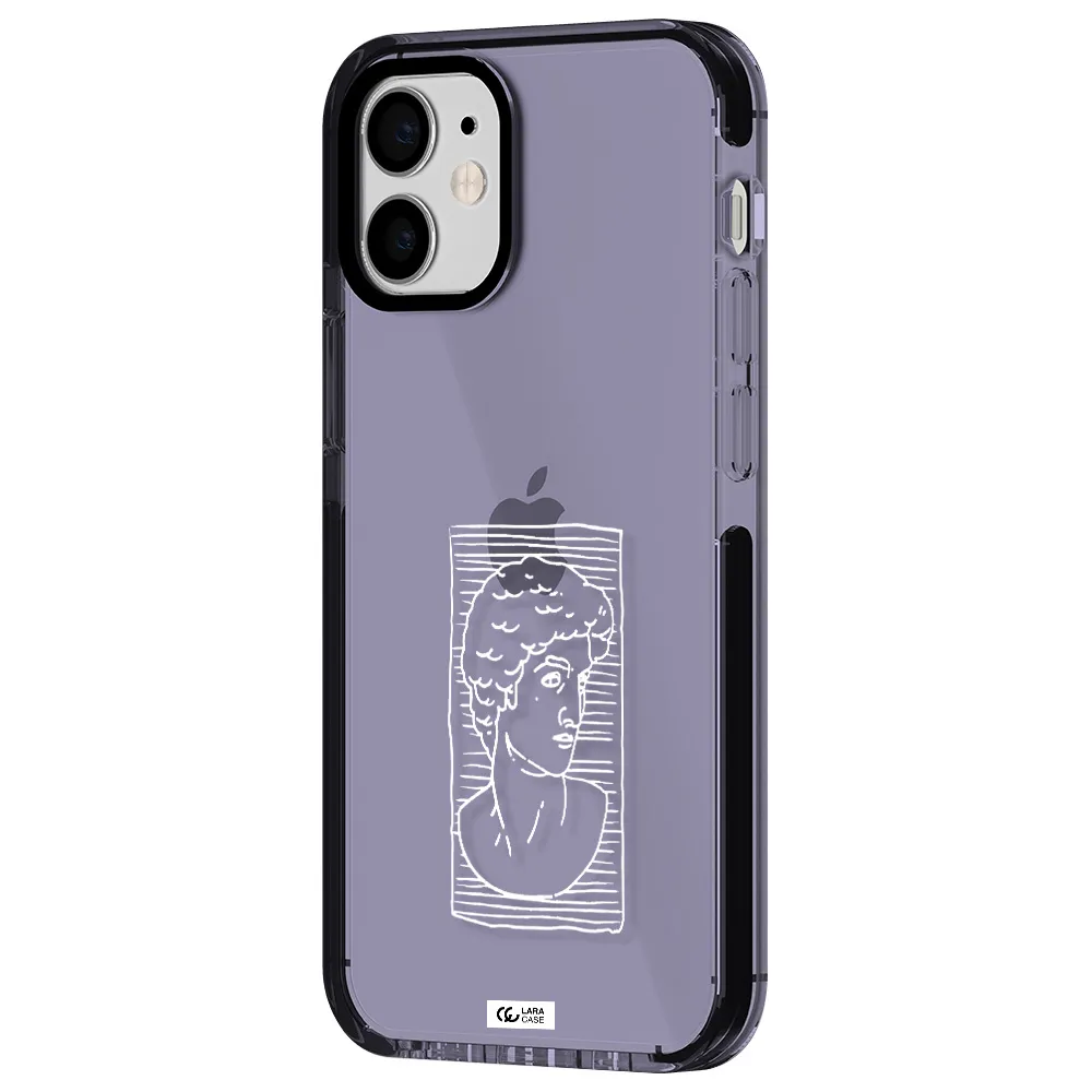 David Apple iPhone 12 mini impact Lilac Case