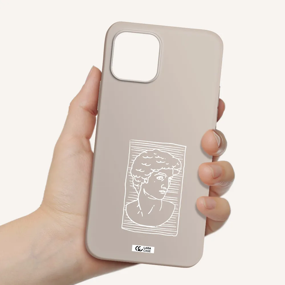 David Apple iPhone 12 mini Silicone Stone Case