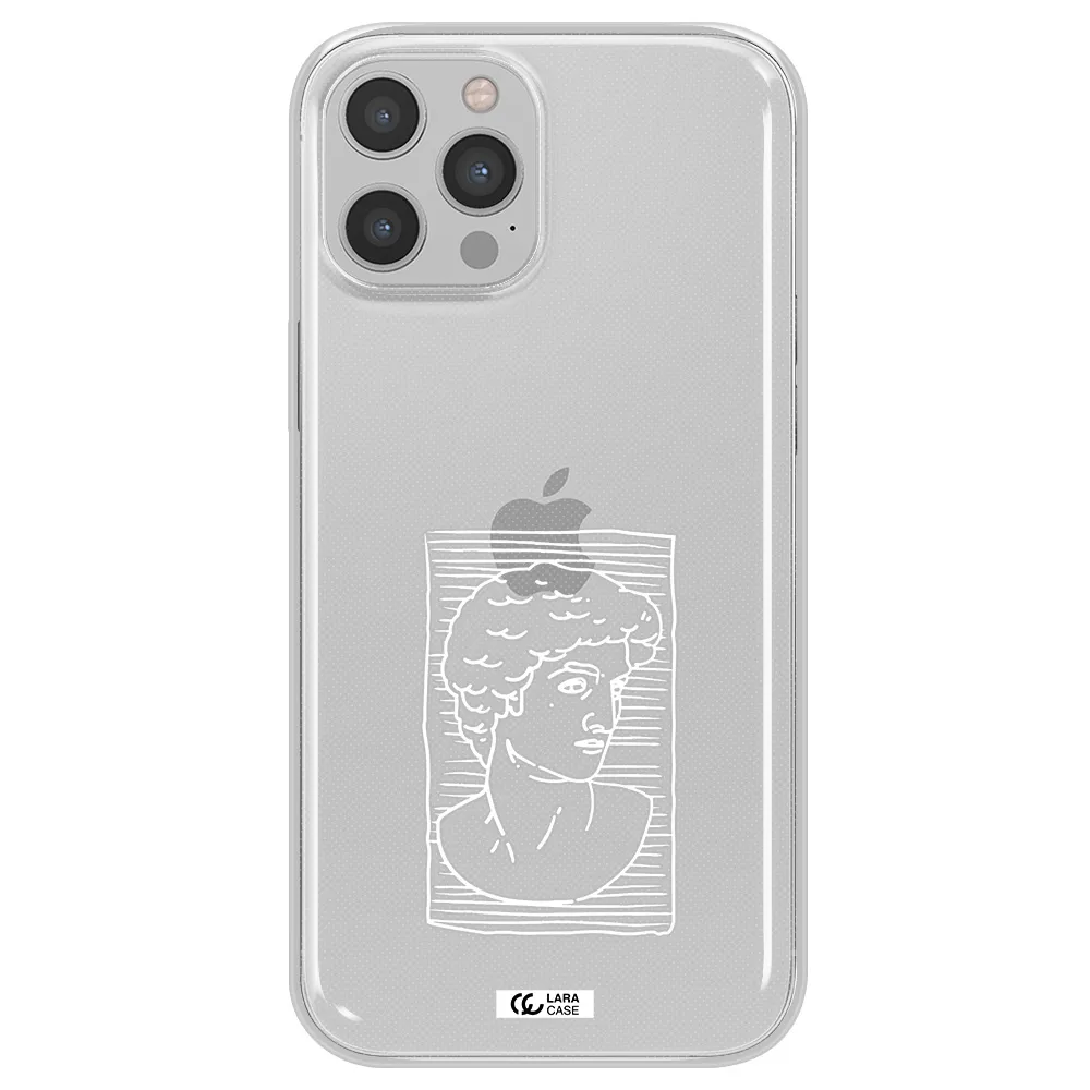 David Apple iPhone 12 pro Clear TPU Case