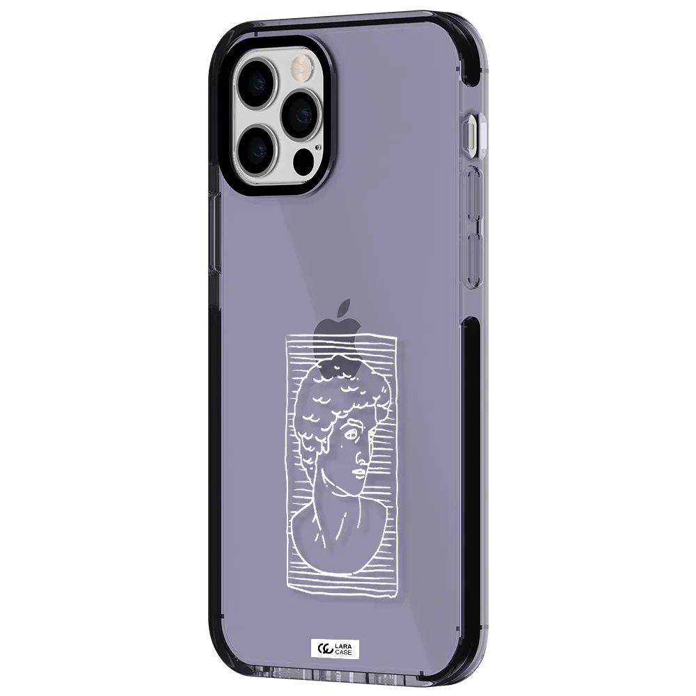 David Apple iPhone 12 pro impact Lilac Case