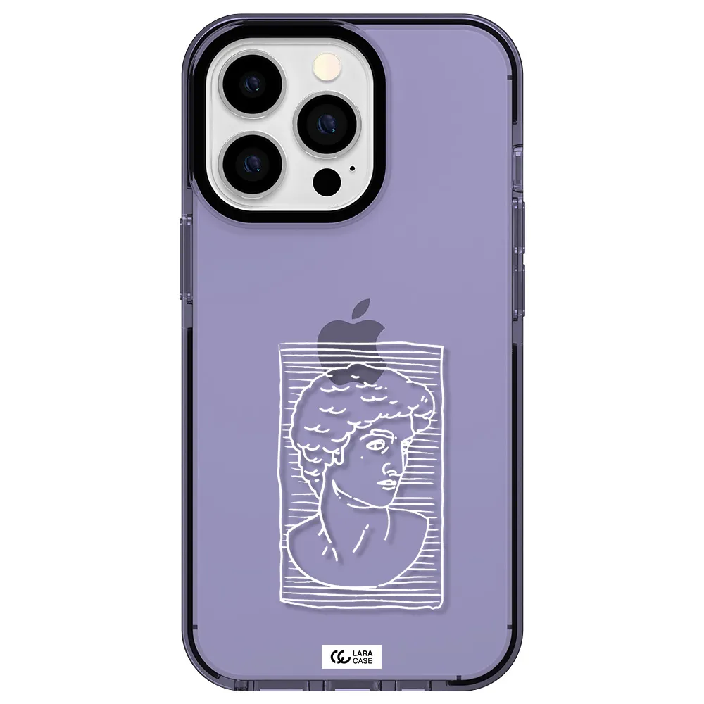 David Apple iPhone 13 Pro impact Lilac Case