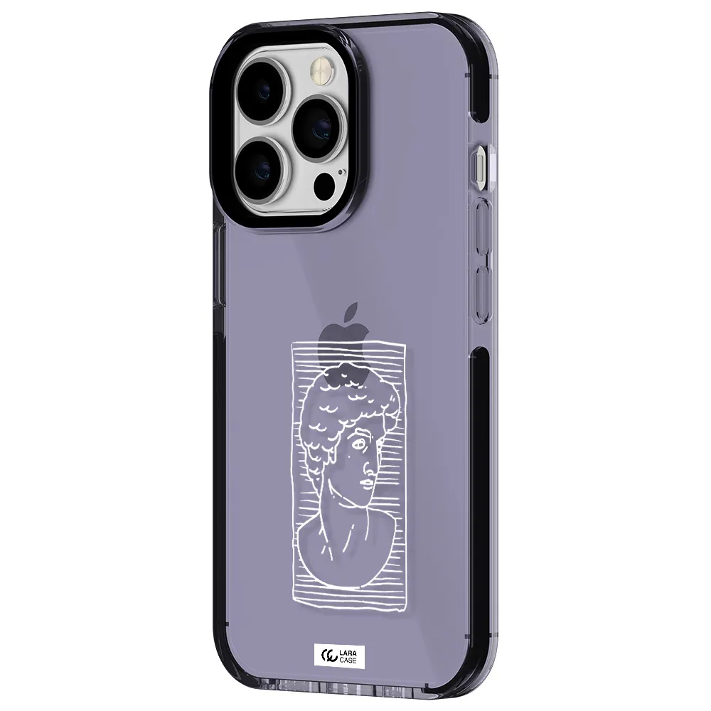 David Apple iPhone 13 Pro impact Lilac Case