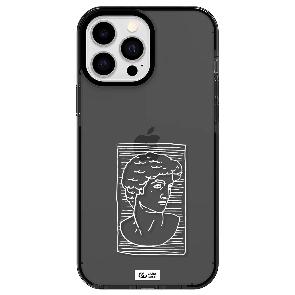 David Apple iPhone 13 Pro Max impact Smoke Black Case