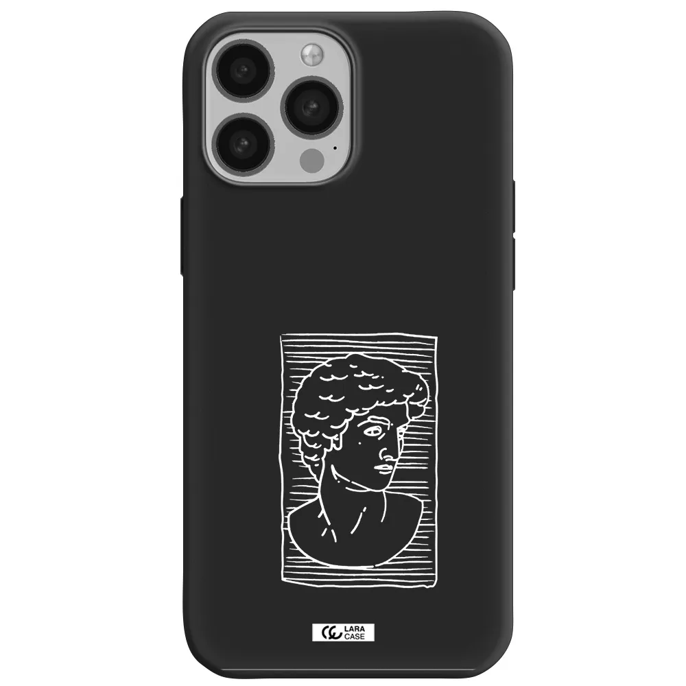 David Apple iPhone 13 Pro Silicone black Case
