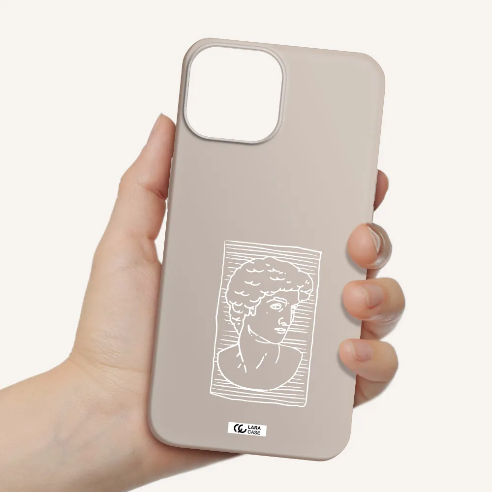 David Apple iPhone 13 Silicone Stone Case