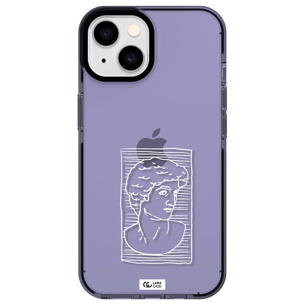David Apple iPhone 14 impact Lilac Case