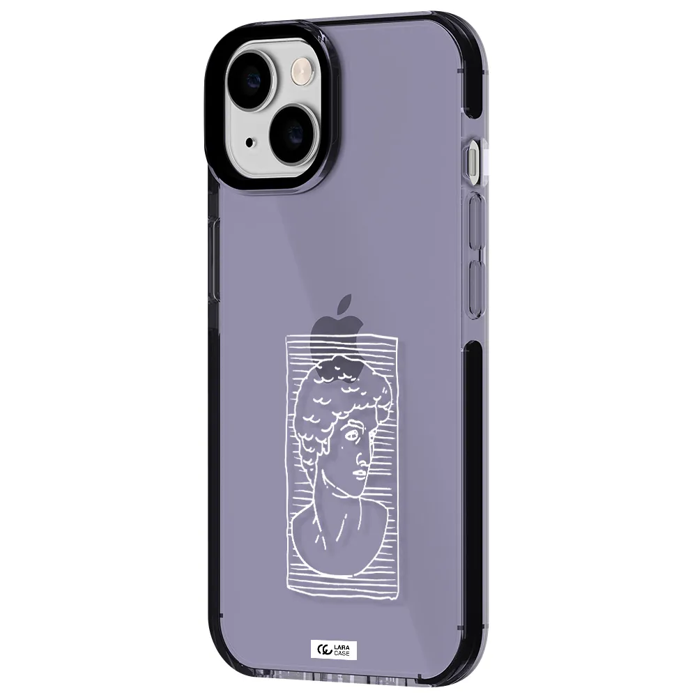 David Apple iPhone 14 impact Lilac Case