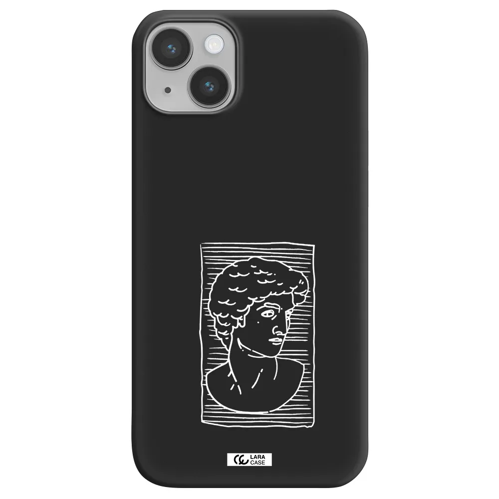 David Apple iPhone 14 Silicone black Case