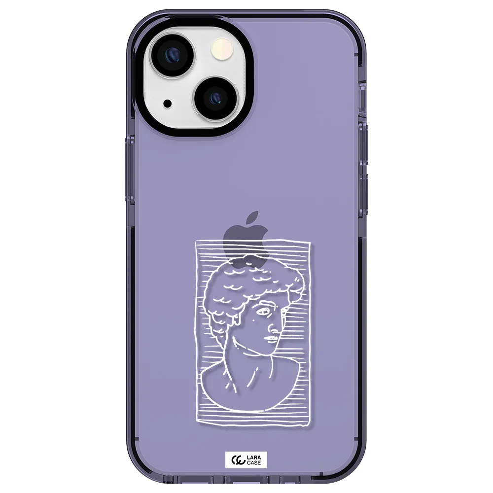 David Apple iPhone 15 impact Lilac Case